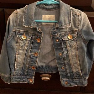 Adorable toddler jean jacket!